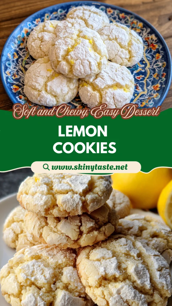 Lemon Crinkle Cookies