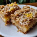 Lemon Oatmeal Crumble Bars