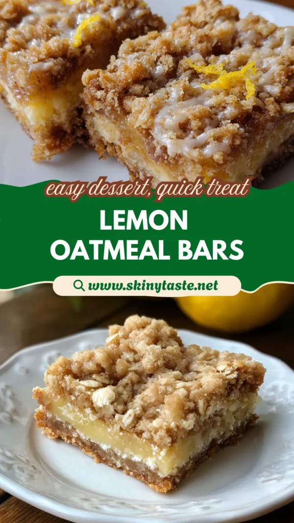 Lemon Oatmeal Crumble Bars – Easy Tangy Sweet Breakfast Treat 10 Lemon Oatmeal Crumble Bars