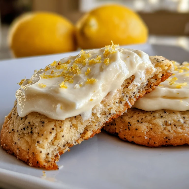 Lemon Poppy Seed Cheesecake Cookies