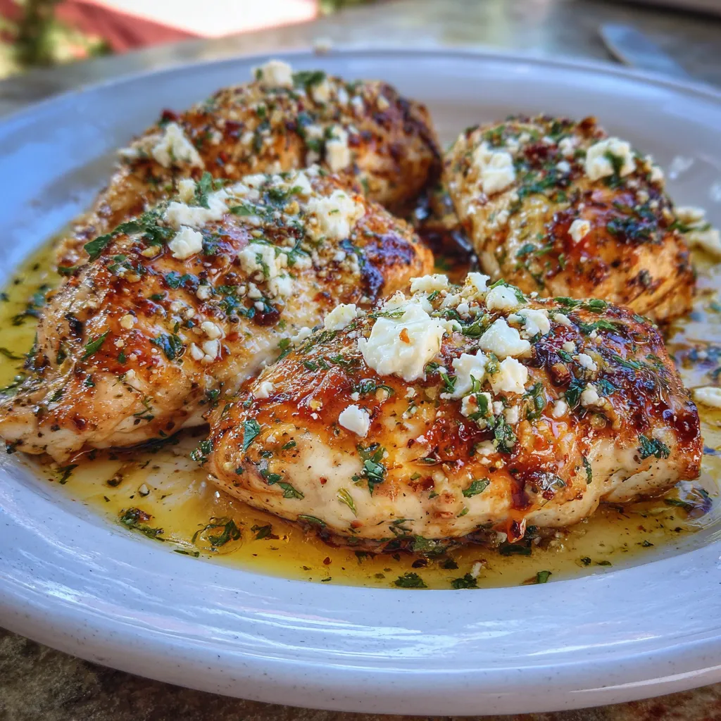 Lemony Greek Chicken with Feta