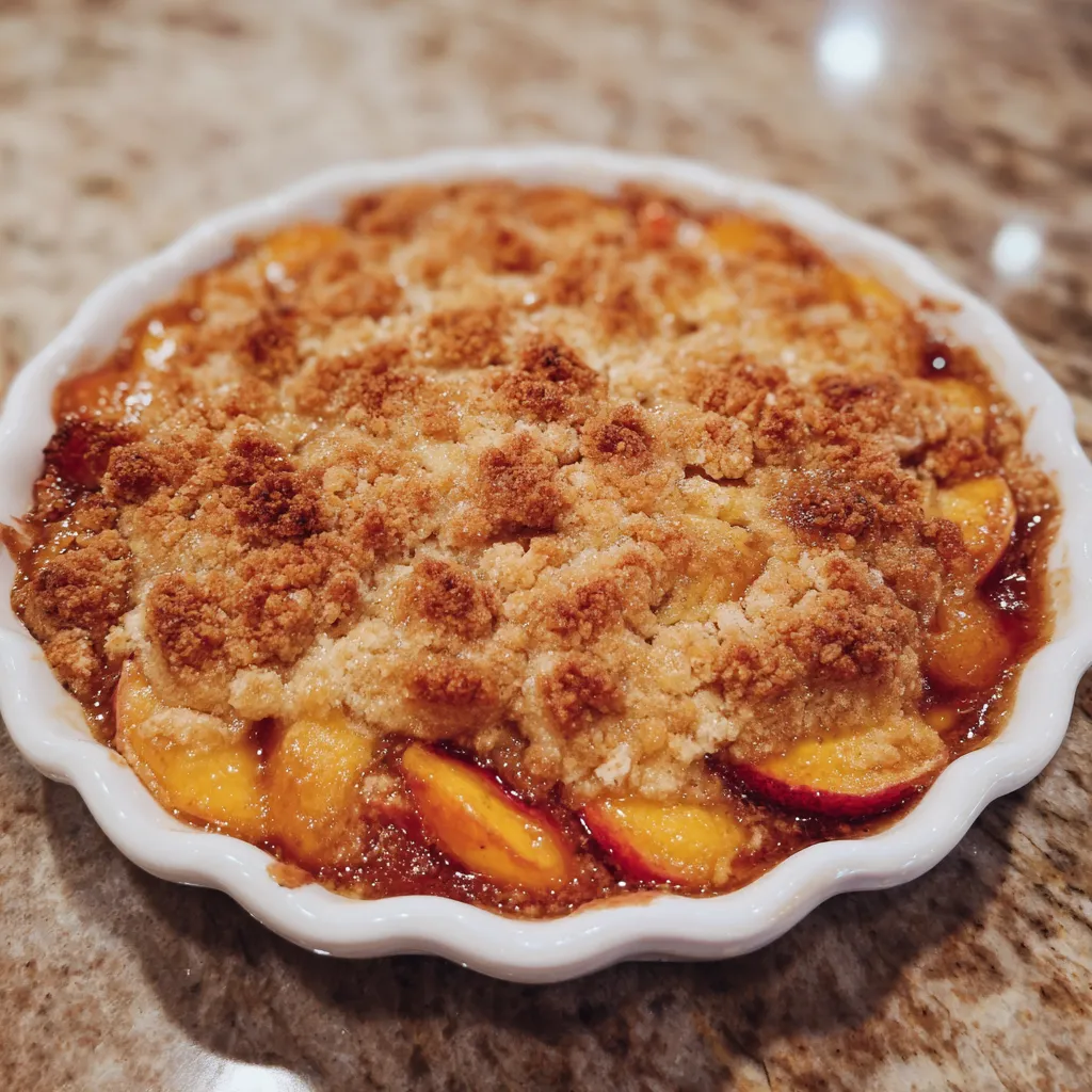 Loaded Peach Cobbler Recipe: Easy Summer Dessert for 8 Servings 9 Loaded Peach Cobbler