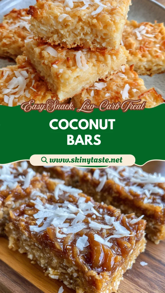 Low-Carb Coconut Bars