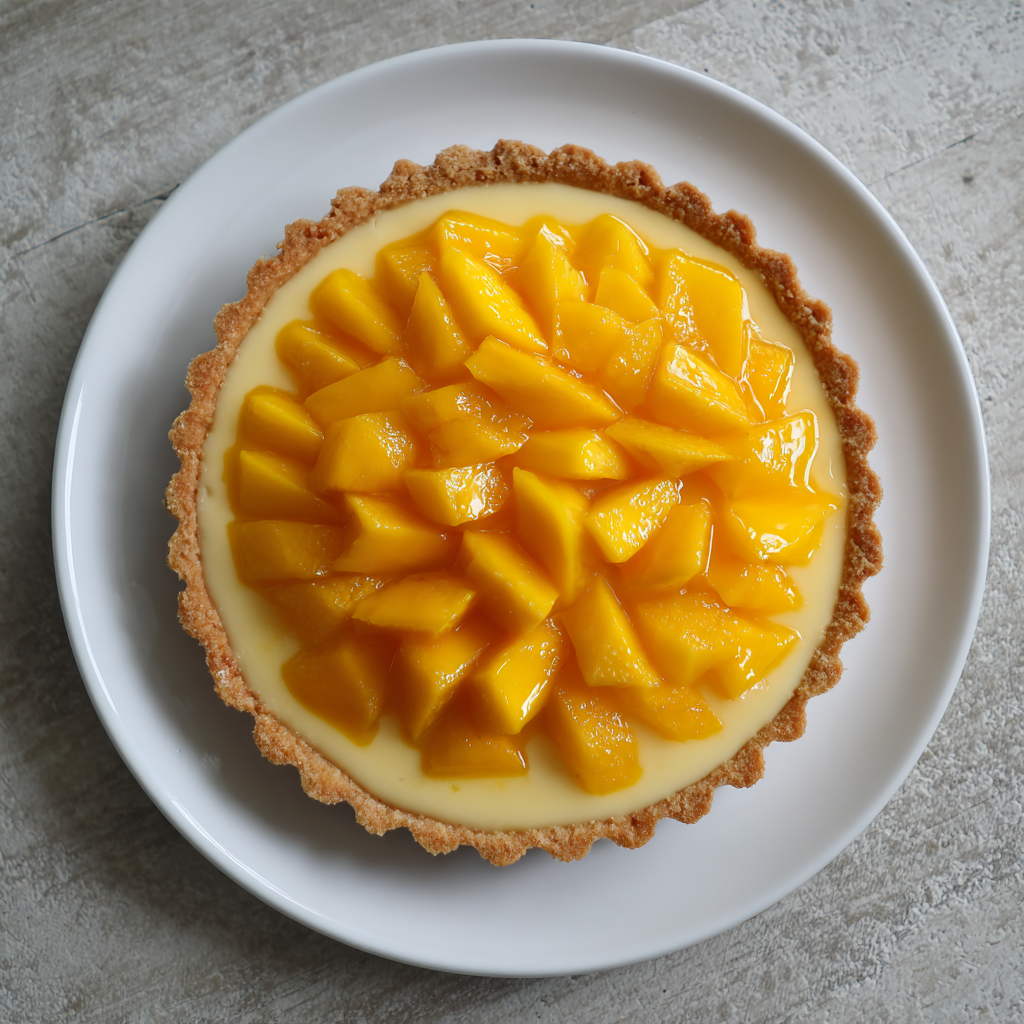 Mango Curd Tart Recipe