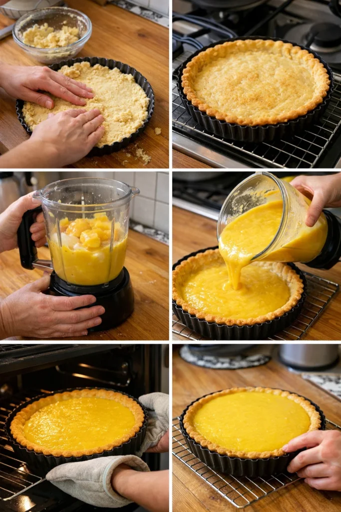 Mango Curd Tart Recipe