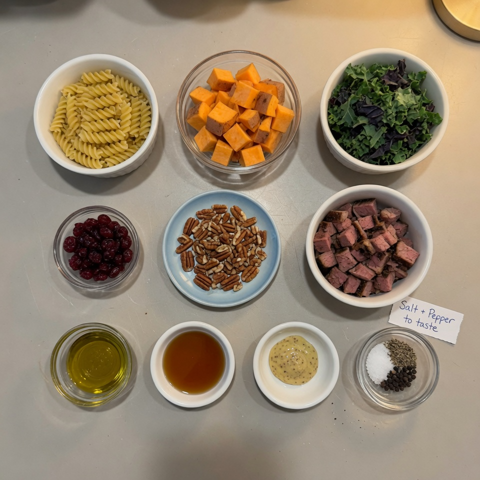 Maple Dijon Harvest Pasta Salad