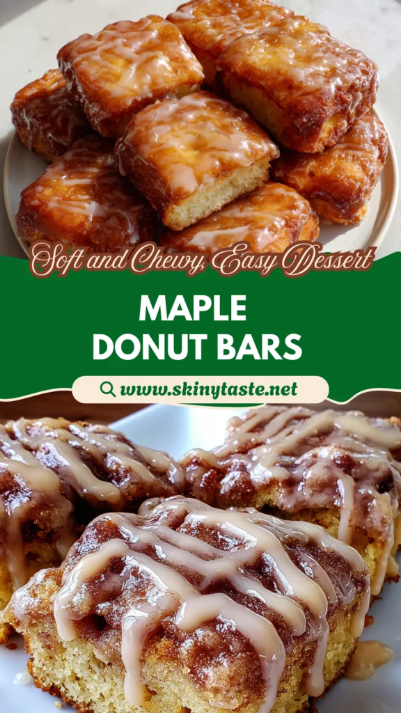 Maple Donut Bars