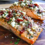 Mediterranean Baked Salmon with Feta