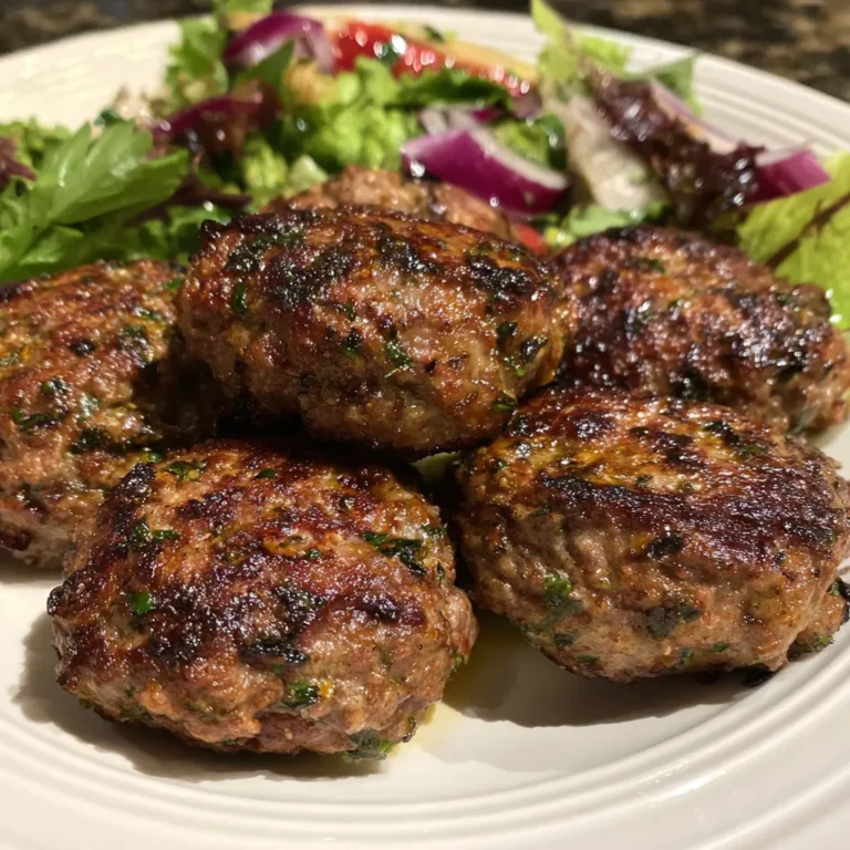 Mediterranean Beef Patties