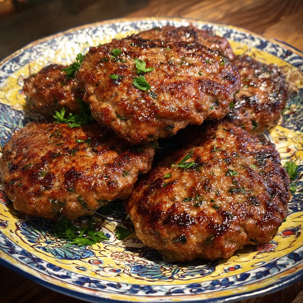Mediterranean Beef Patties