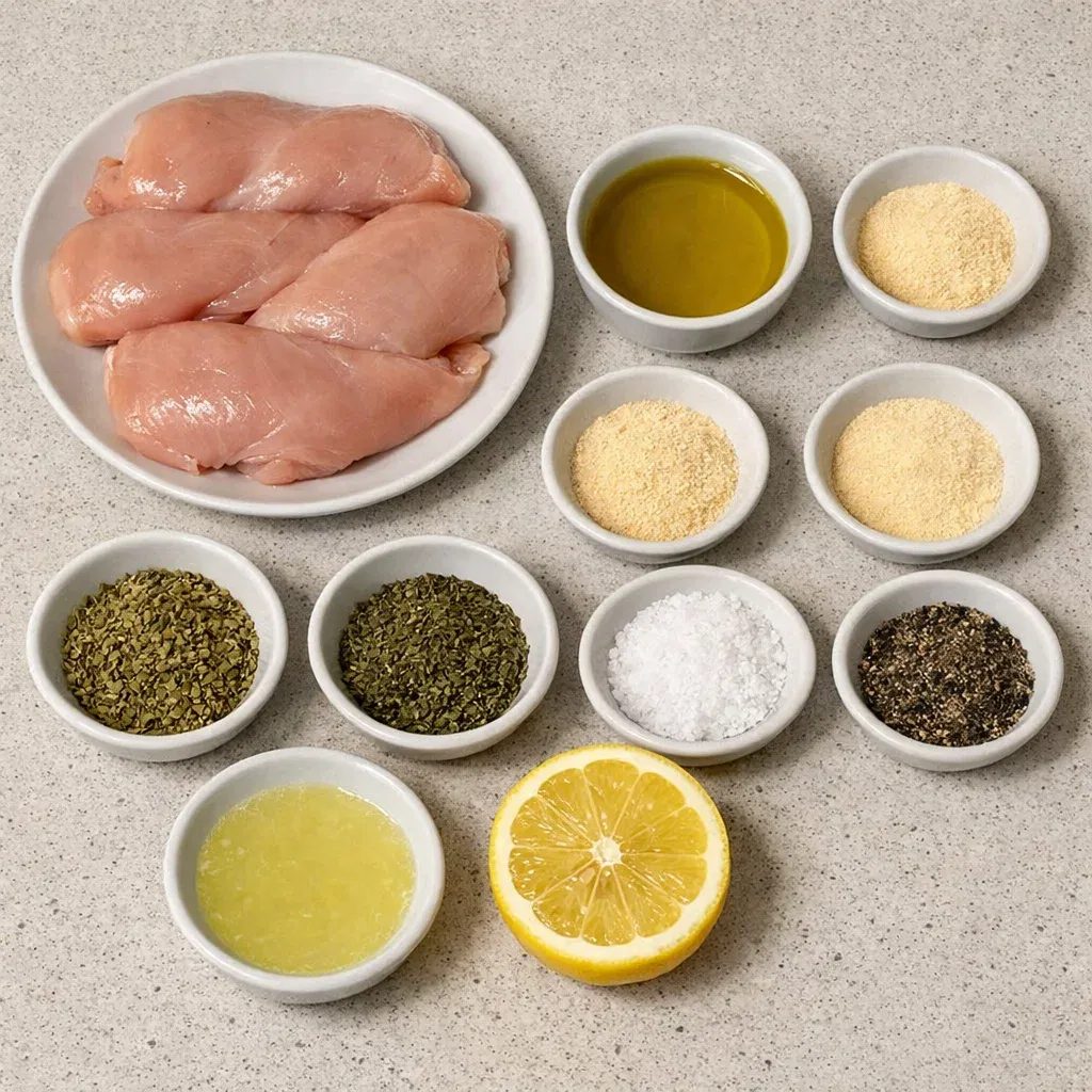 Mediterranean Herb Crusted Grilled Chicken