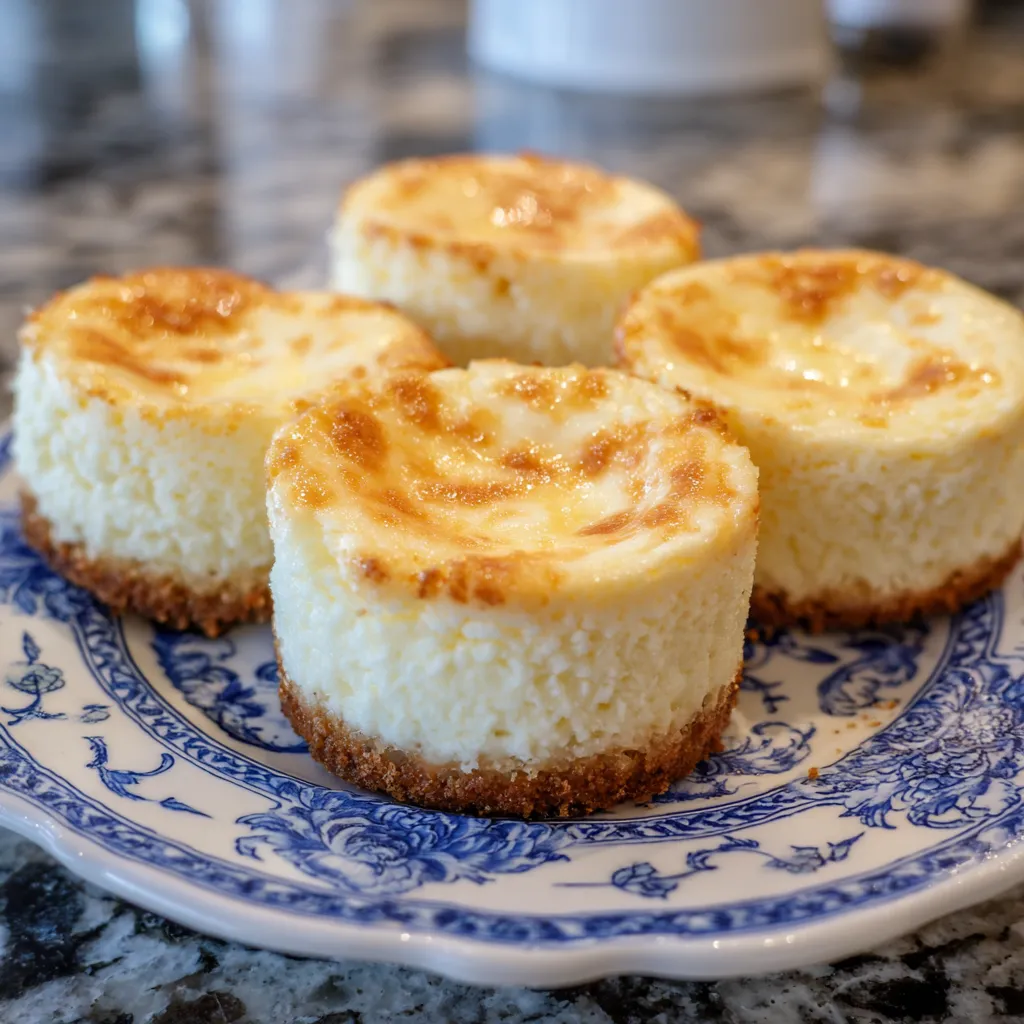 Mini Protein Keto Cottage Cheese Cheesecake