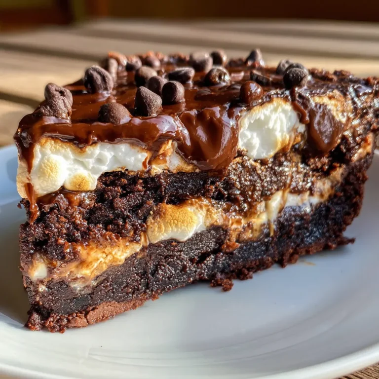 Mississippi Mud Brownie Pie