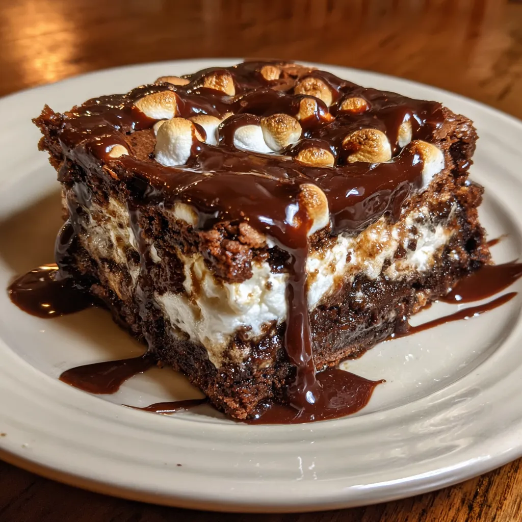 Mississippi Mud Brownie Pie