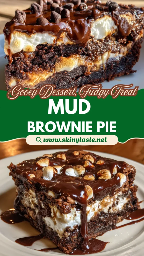 Mississippi Mud Brownie Pie