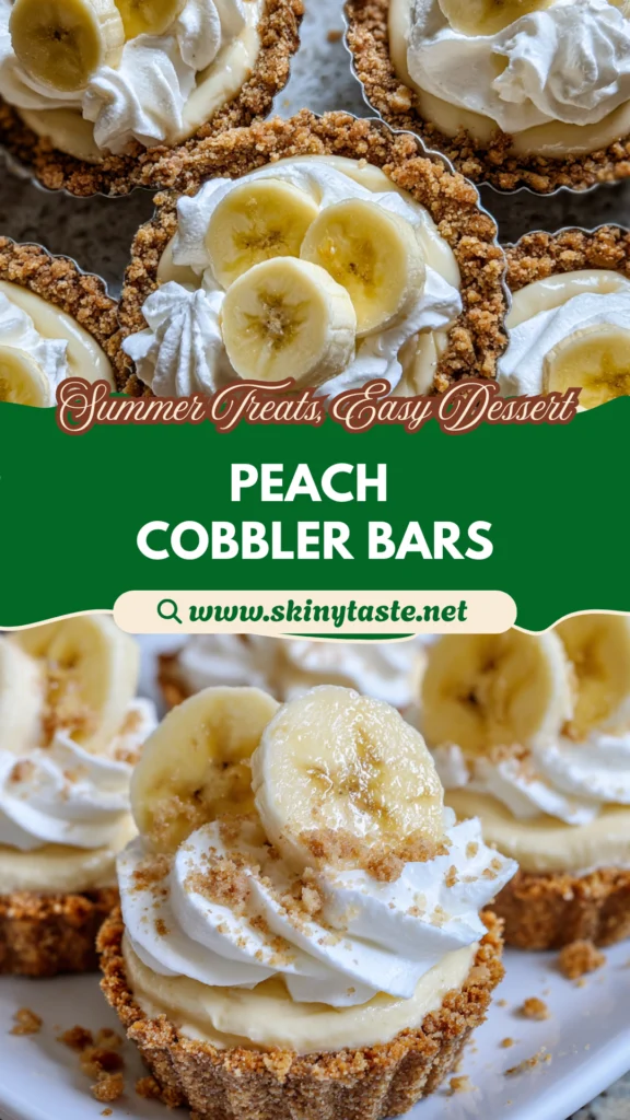 No-Bake Mini Banana Cream Pies