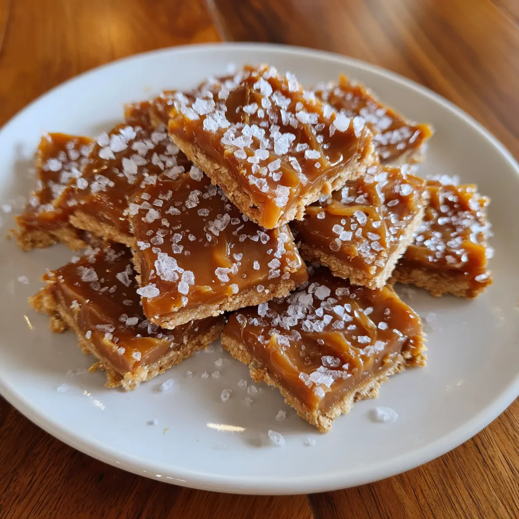No-Bake Salted Caramel Cookies