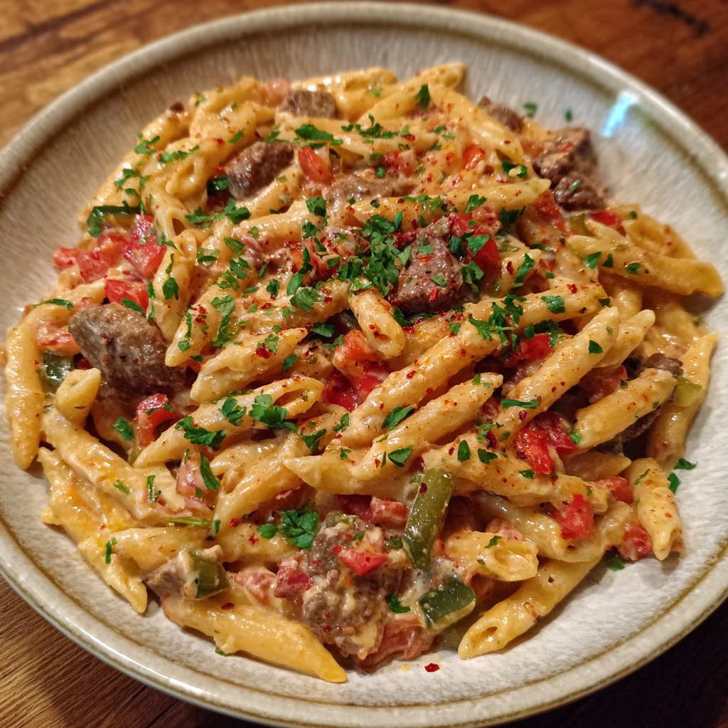 One-Pot Creamy Spicy Cajun Pasta