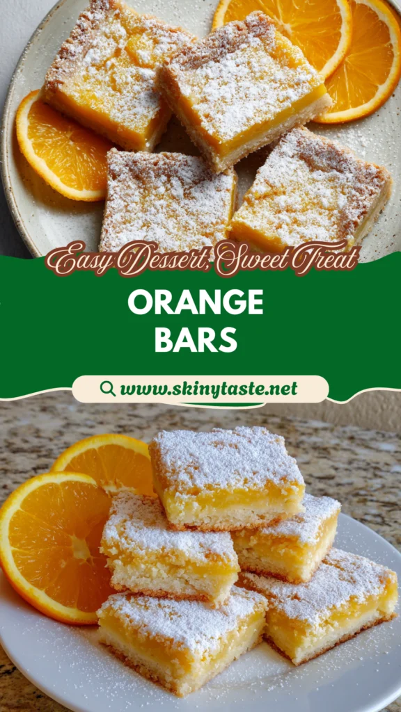 Orange Bars Recipe