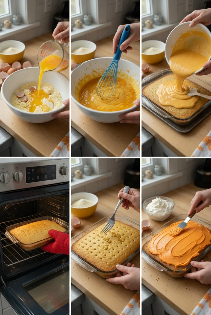 Orange Creamsicle Cake