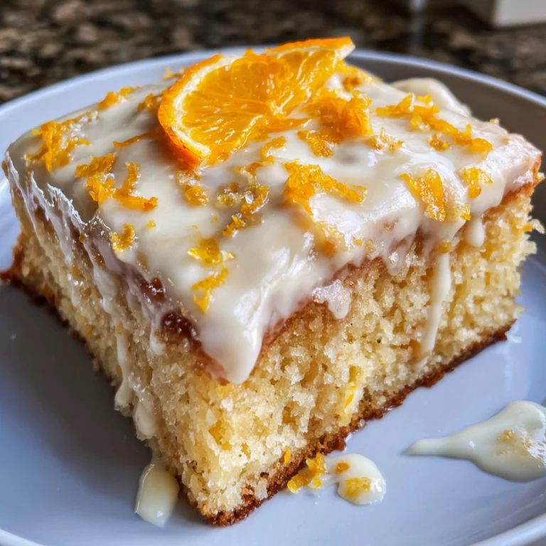 Orange Creamsicle Cake