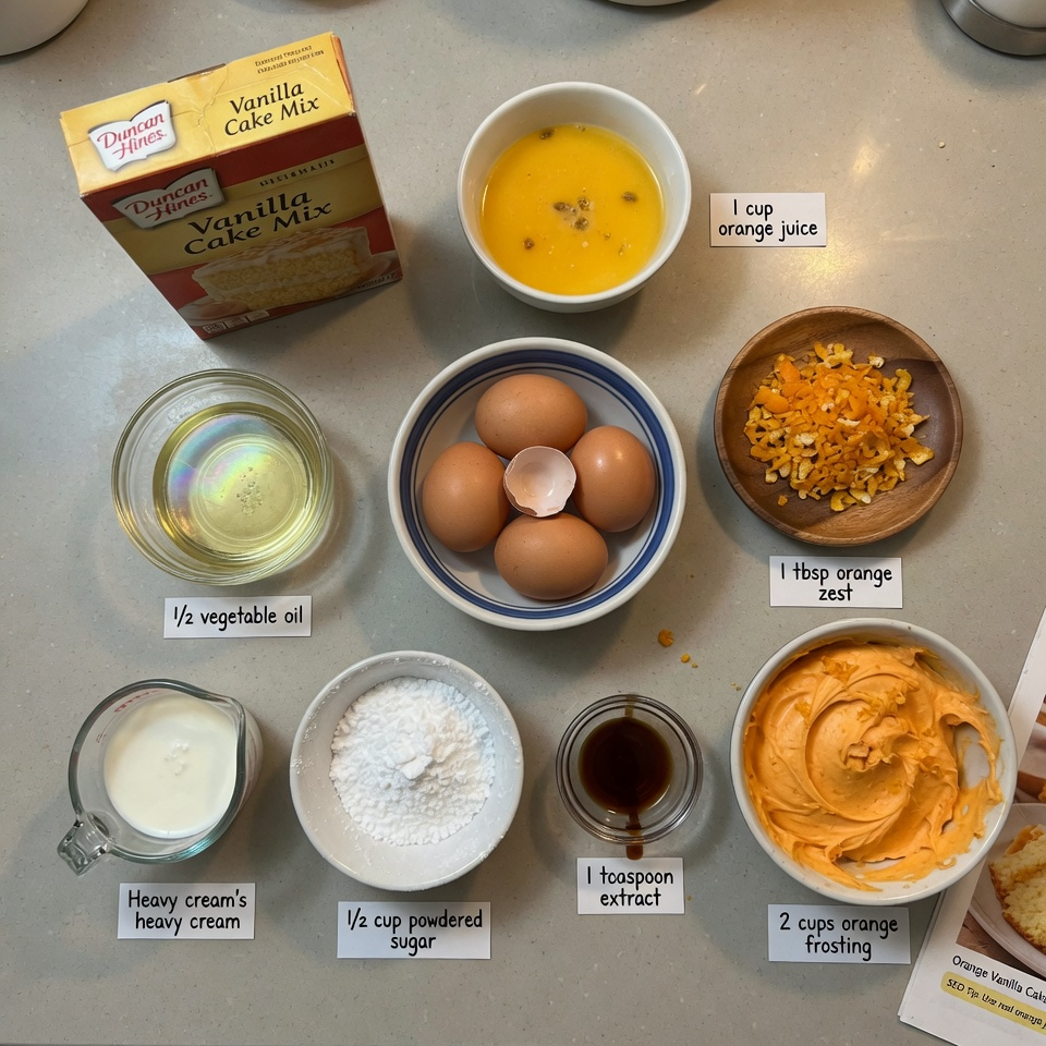 Orange Creamsicle Cake