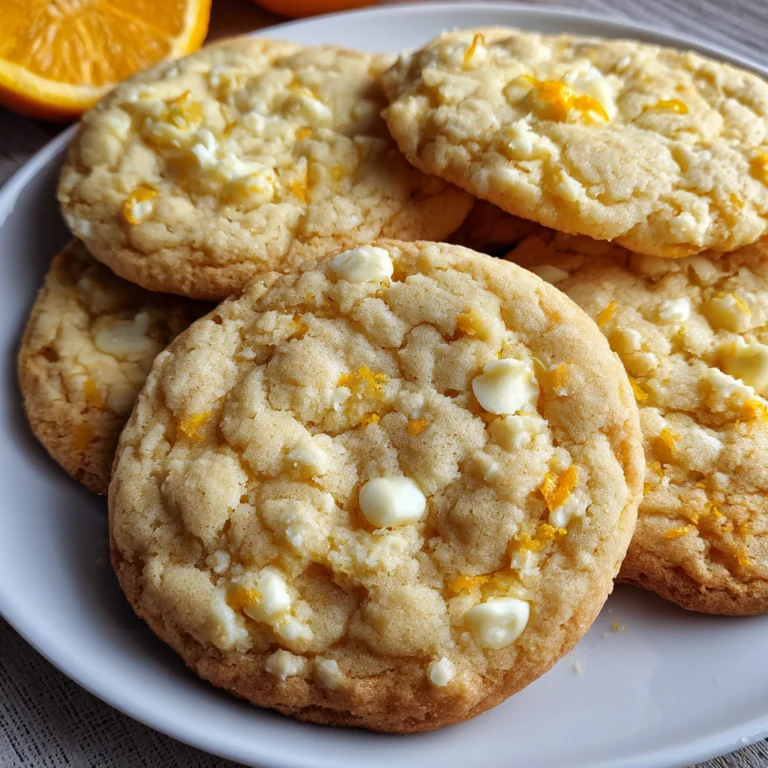 Orange Creamsicle Cookies