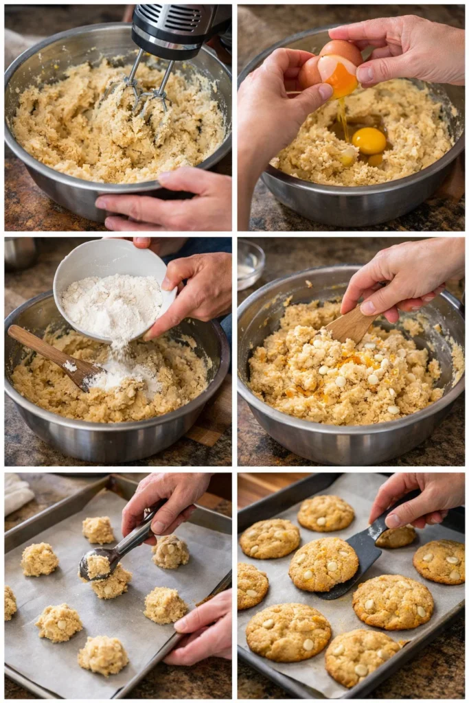 Orange Creamsicle Cookies