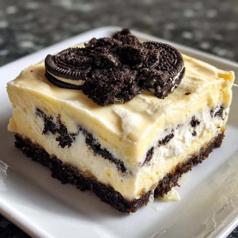 Oreo Lemon Dessert