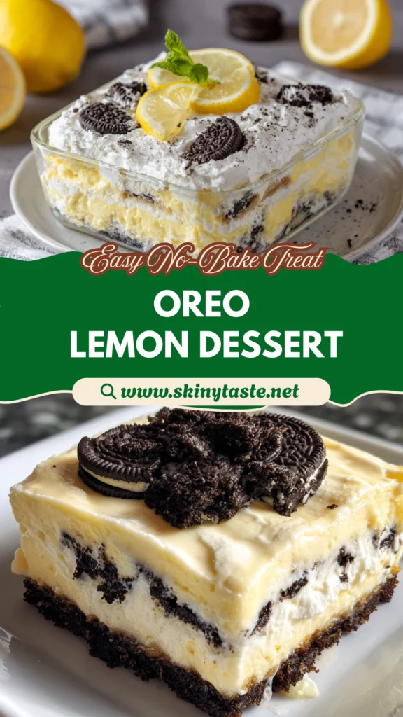 Oreo Lemon Dessert