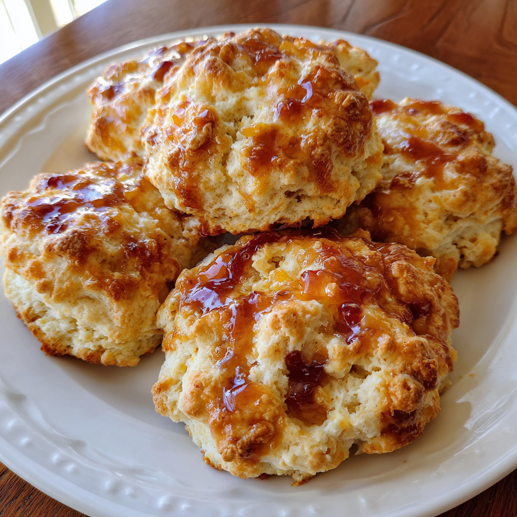 Peach Butter Swim Biscuits