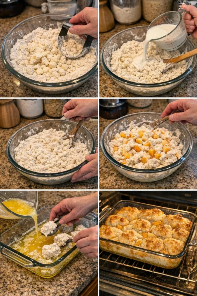 Peach Butter Swim Biscuits