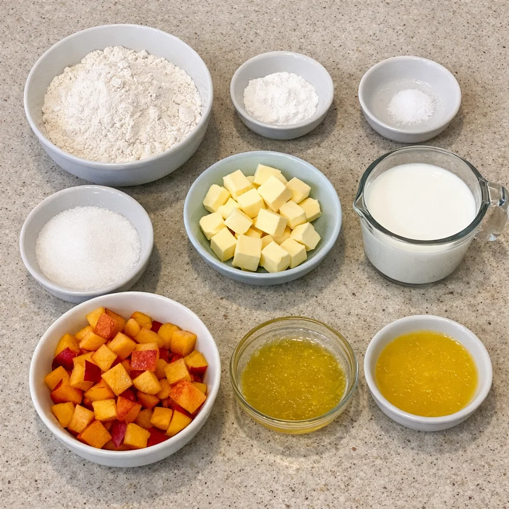 Peach Butter Swim Biscuits