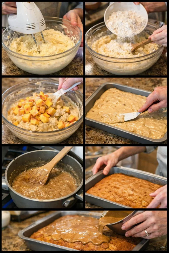 Easy Peach Cake with Brown Sugar Frosting – Moist, Sweet Dessert for S 7 Peach Cake