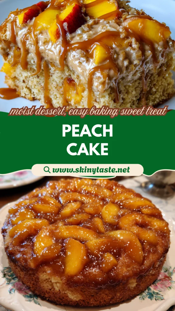 Easy Peach Cake with Brown Sugar Frosting – Moist, Sweet Dessert for S 9 Peach Cake