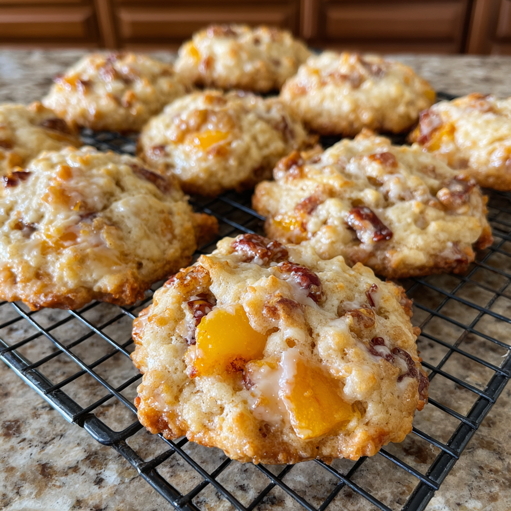 Peach Cobbler Cookies