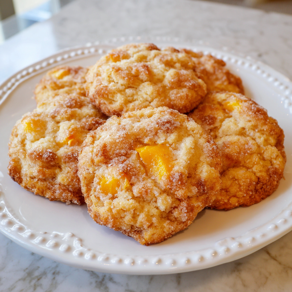 Easy Peach Cobbler Cookies Recipe – Soft Chewy Summer Treats for Any O 9 Peach Cobbler Cookies