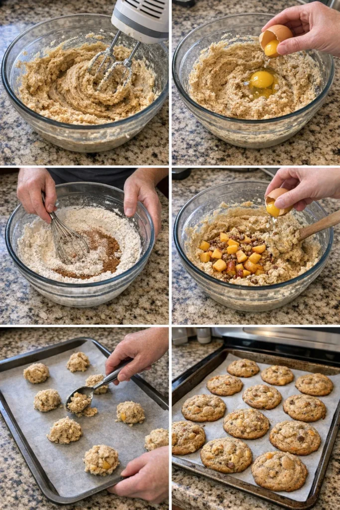 Peach Cobbler Cookies