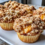 Peach Cobbler Muffins
