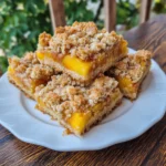 Peach Pie Crumble Bars