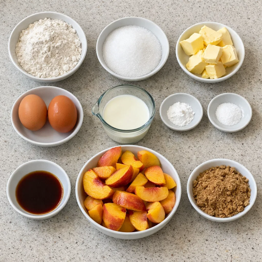 Peach Upside Down Mini Cakes