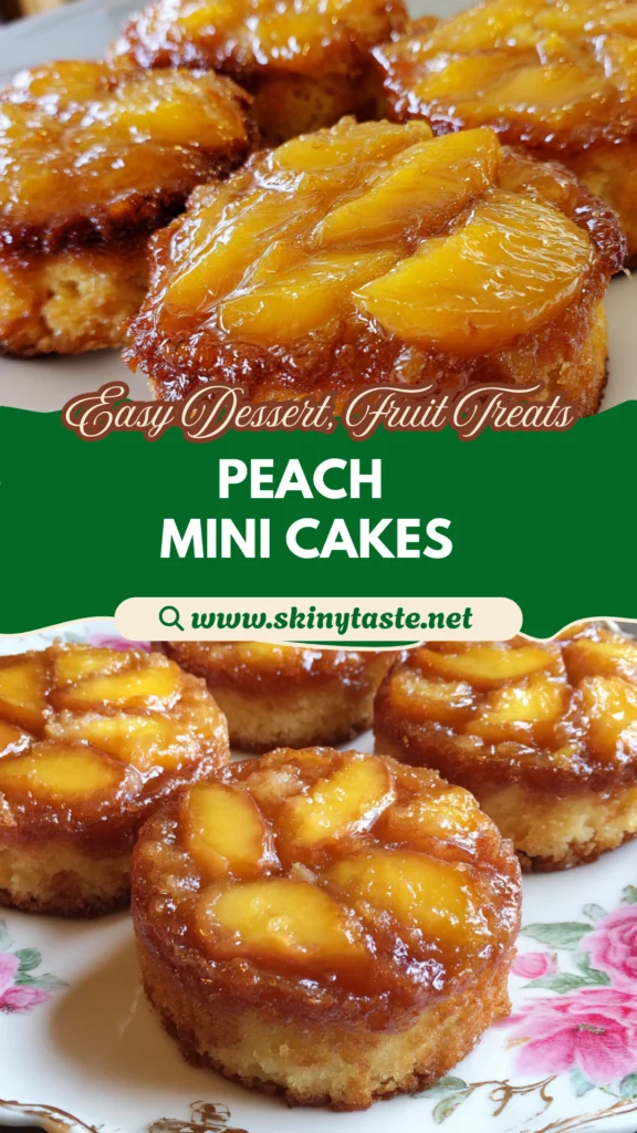 Peach Upside Down Mini Cakes