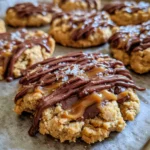 Peanut Butter Chocolate Caramel Cookies
