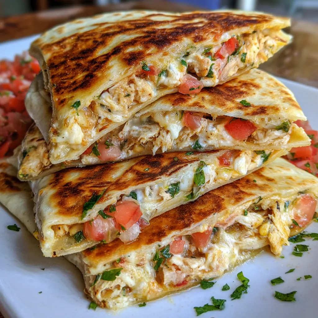 Pico de Gallo Chicken Cottage Cheese Quesadilla Pockets 9 Pico de Gallo Chicken Cottage Cheese Quesadilla Pockets