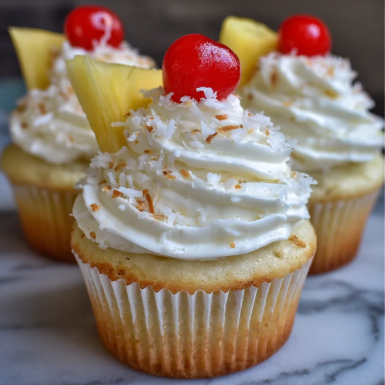 Pina Colada Cupcakes