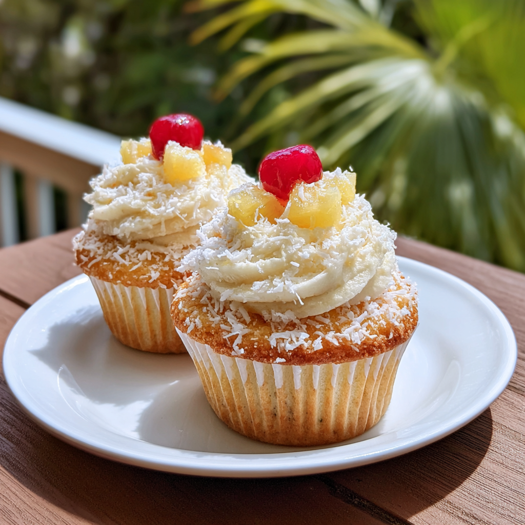 Pina Colada Cupcakes