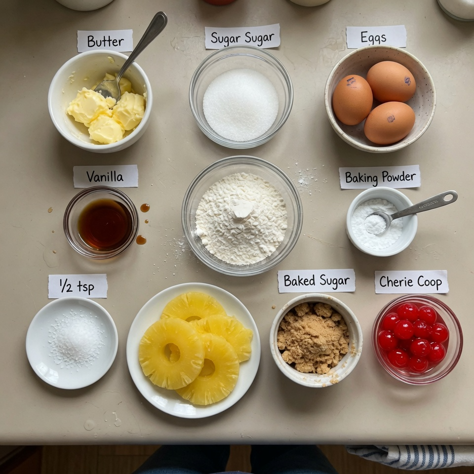 Pineapple Upside Down Sugar Cookies