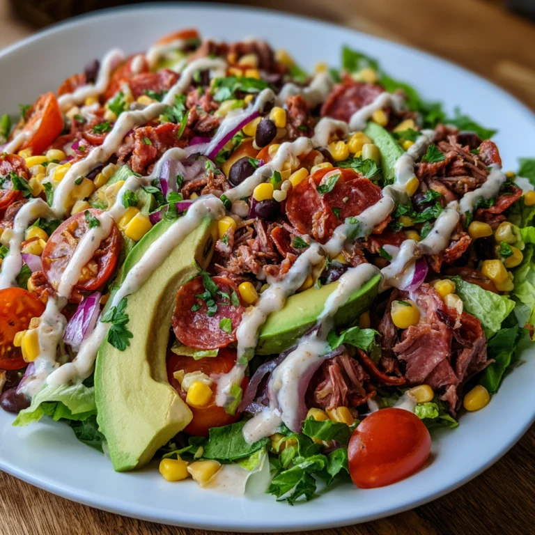 Quick Homemade Spicy Southwest Salad