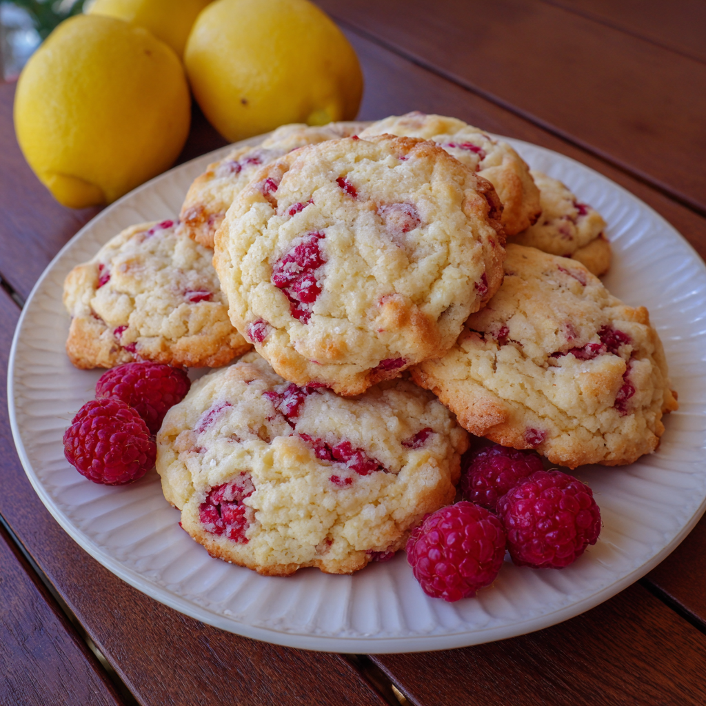 Raspberry Lemonade Cookies