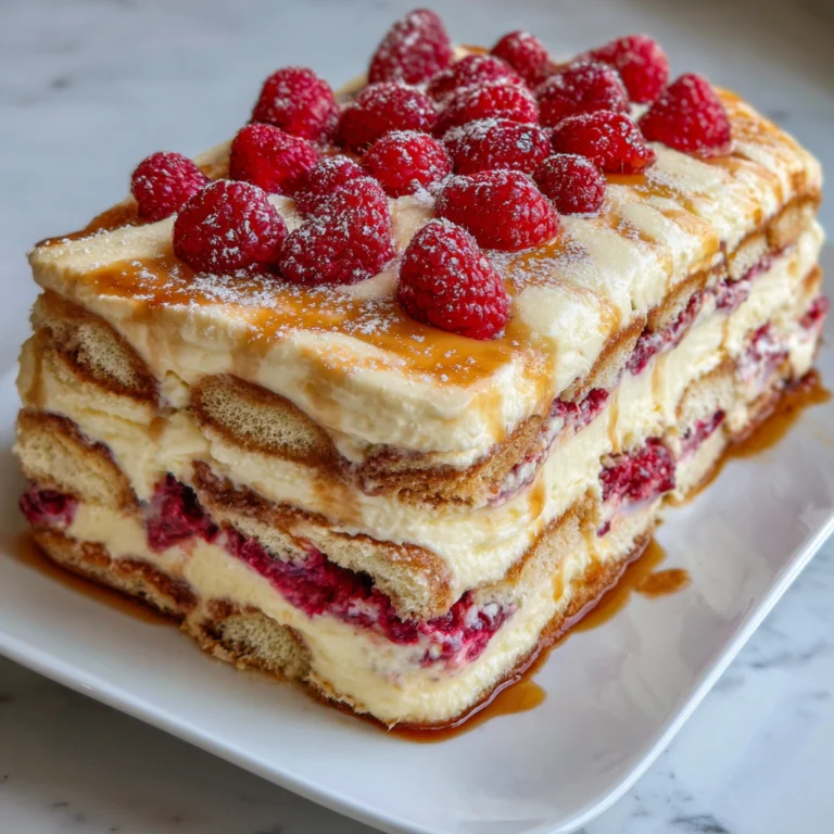 Raspberry Tiramisu Delight